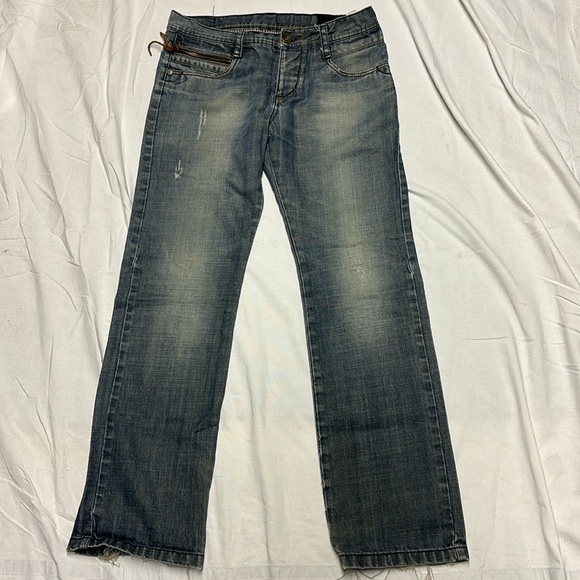 JACK & JONES Jeans Men’s Clark Four Comfort Blue Button Fly size 32x 32 - Picture 1 of 8